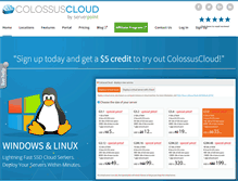 Tablet Screenshot of colossuscloud.com